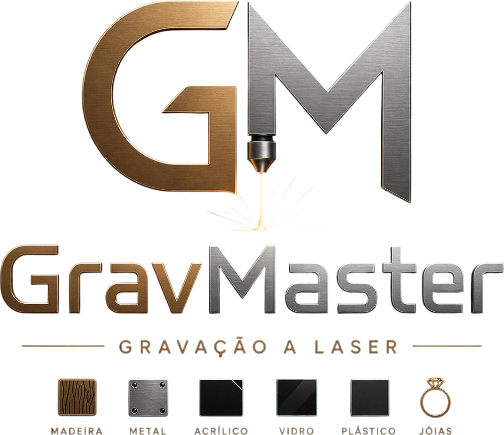 Logótipo GravMaster — Gravação a Laser
